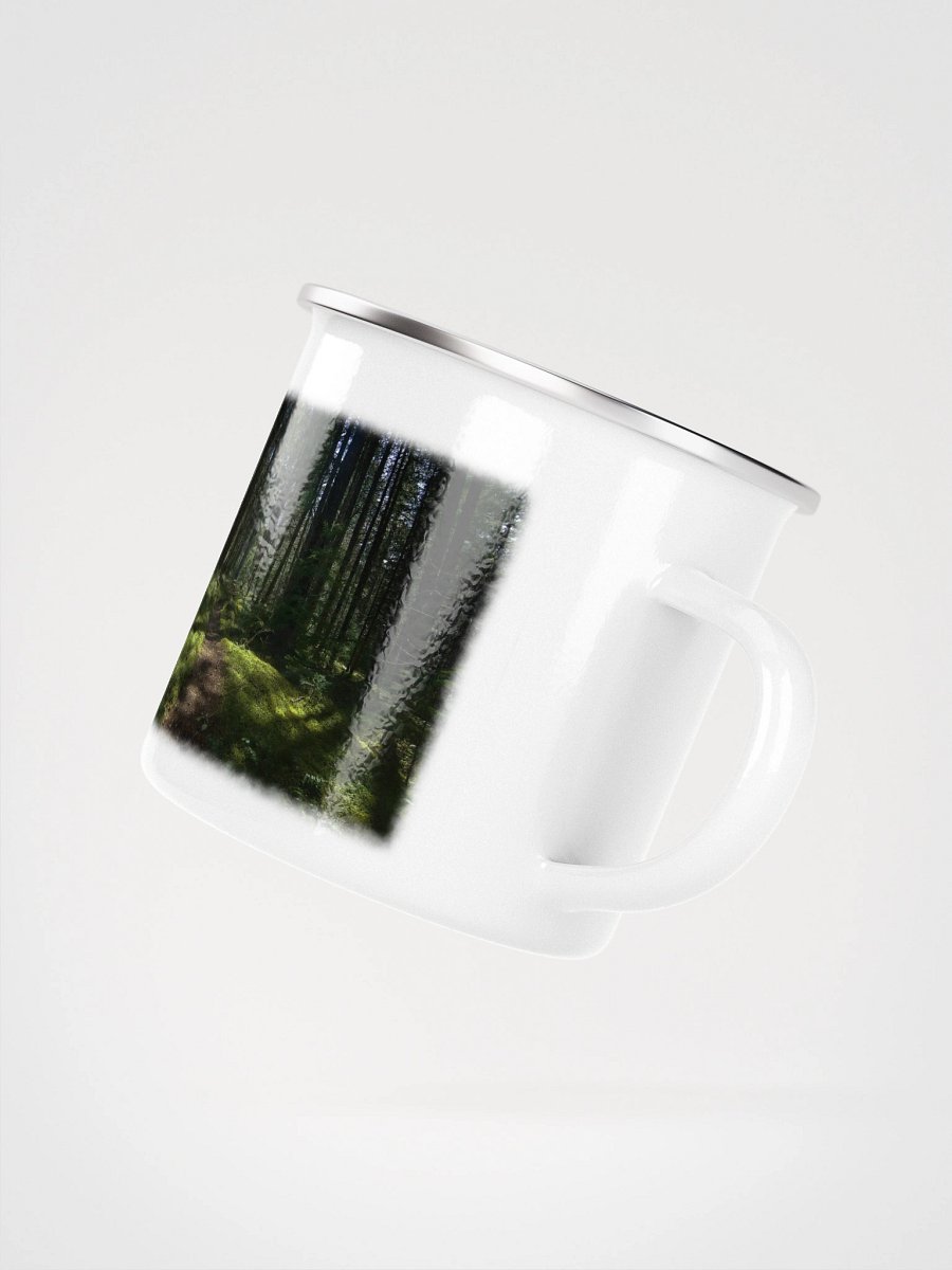 Lower Dungeness Trail Timber sun lighting Enamel Mug product image (3)