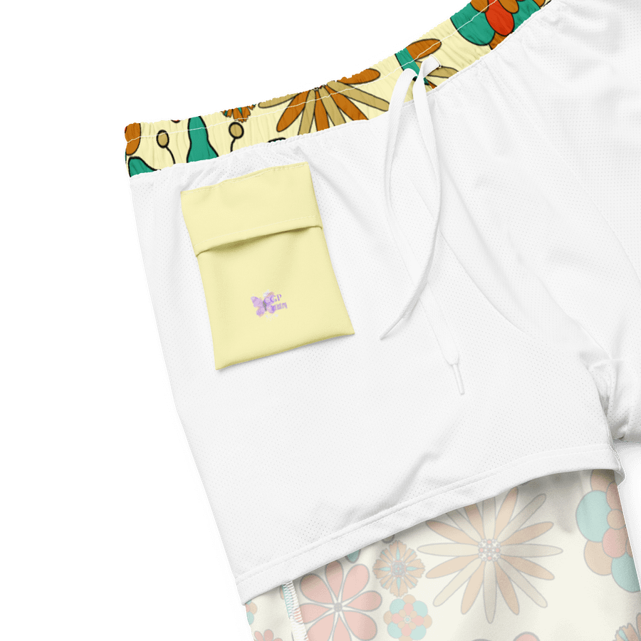 Retro Floral Swim Shorts product image (10)