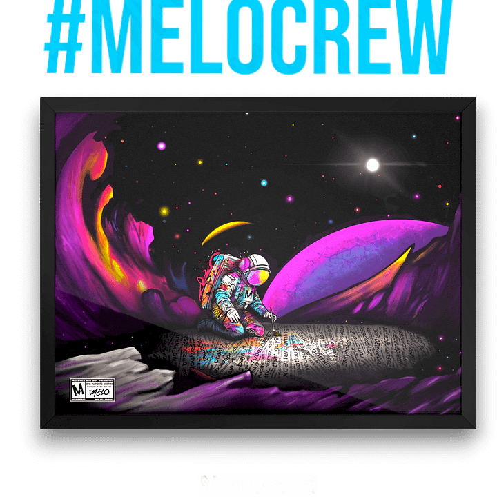 #MELOtober 2023 Personalized MELO CREW Founders - Framed Poster | #MadeByMELO product image (2)