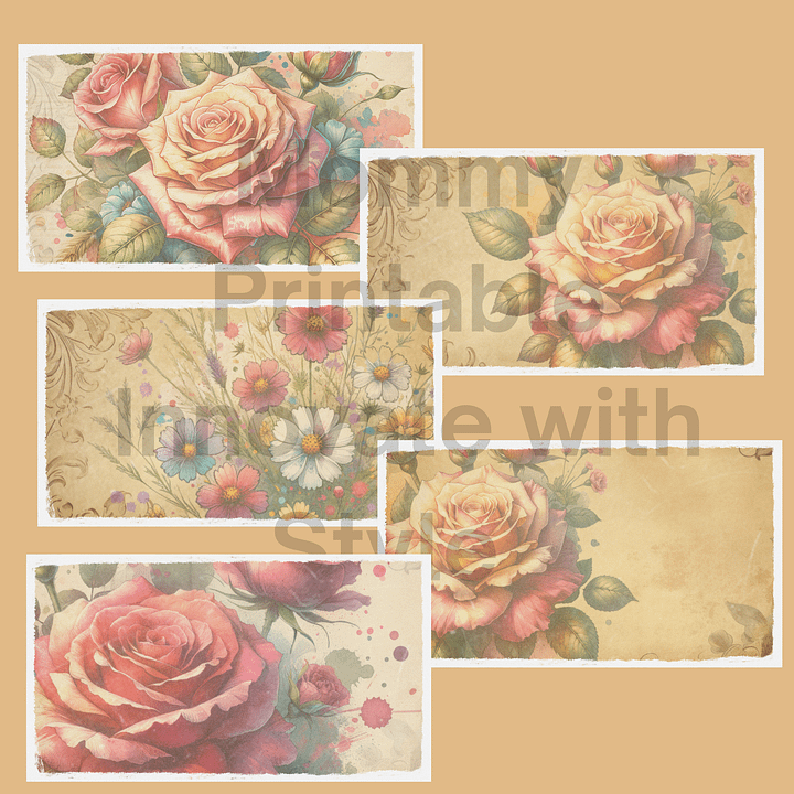 Botanical Junk Journal Paper product image (2)