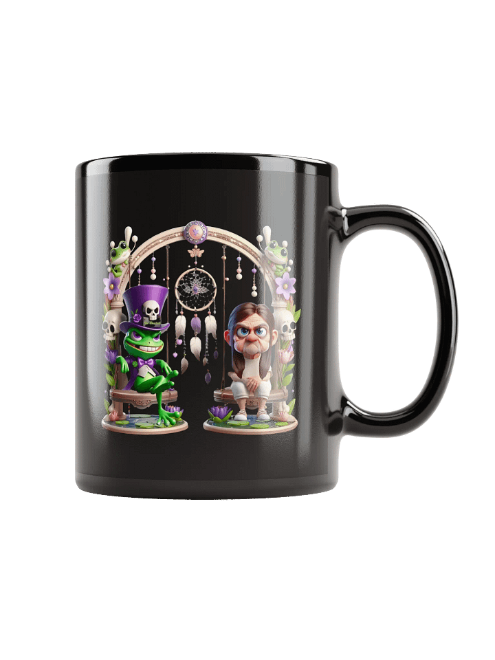 Merbit & Dreamy Black Glossy Mug product image (1)