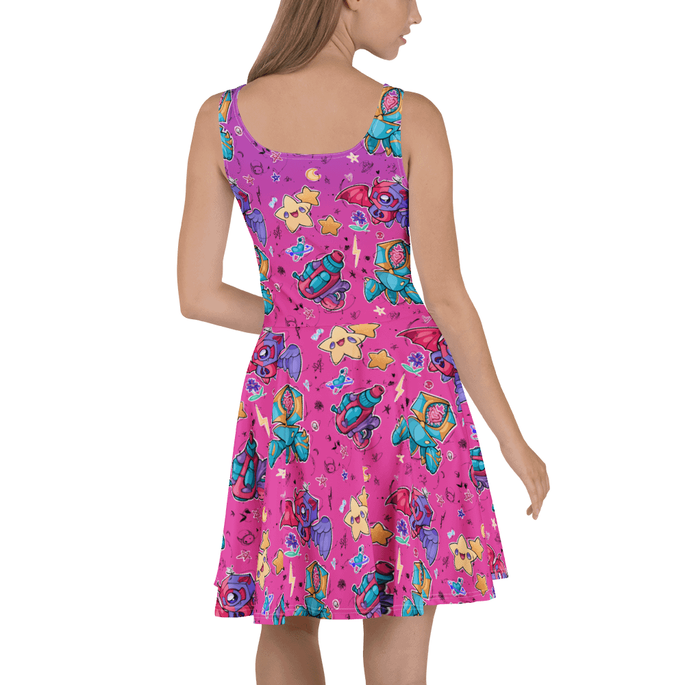 Whimsical Wonders Skater Dress product image (4)