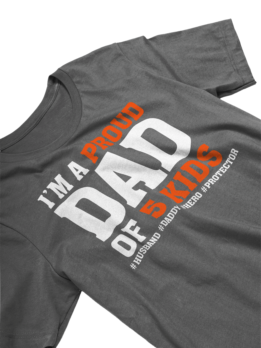 Proud Dad of 5 Kids T-Shirt product image (24)