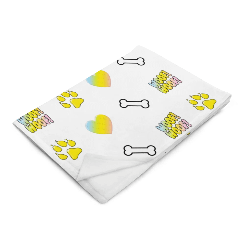 Pup Wrex Emojis - Throw Blanket product image (4)