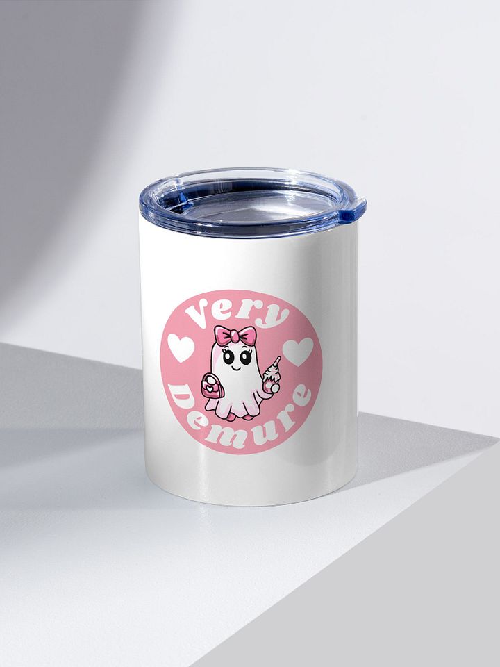 Very Demure Cute Ghost 10oz Stainless Steel Tumbler product image (2)