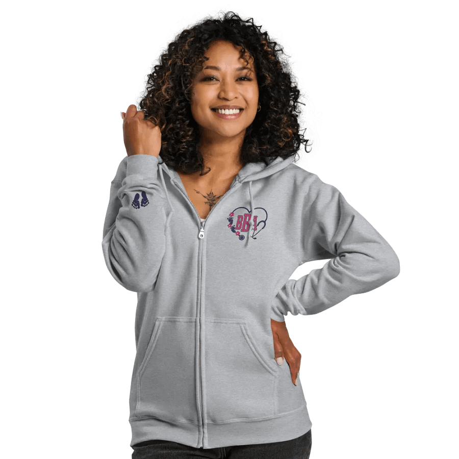 Personalized Embroidered Monogram Hooded Jacket product image (1)