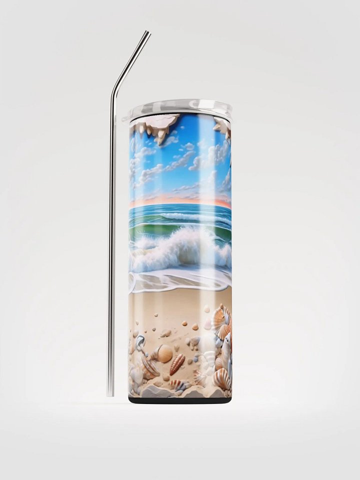 Beach Seashell Stainless Steel Tumbler product image (1)