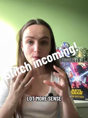 #stitch with @Charlie is learning Star Wars! I love this because it fits in with my own personal theory that’s kept me in love with Star Wars for years. #StarWars #WorldBetweenWorlds #Universe #Theory 