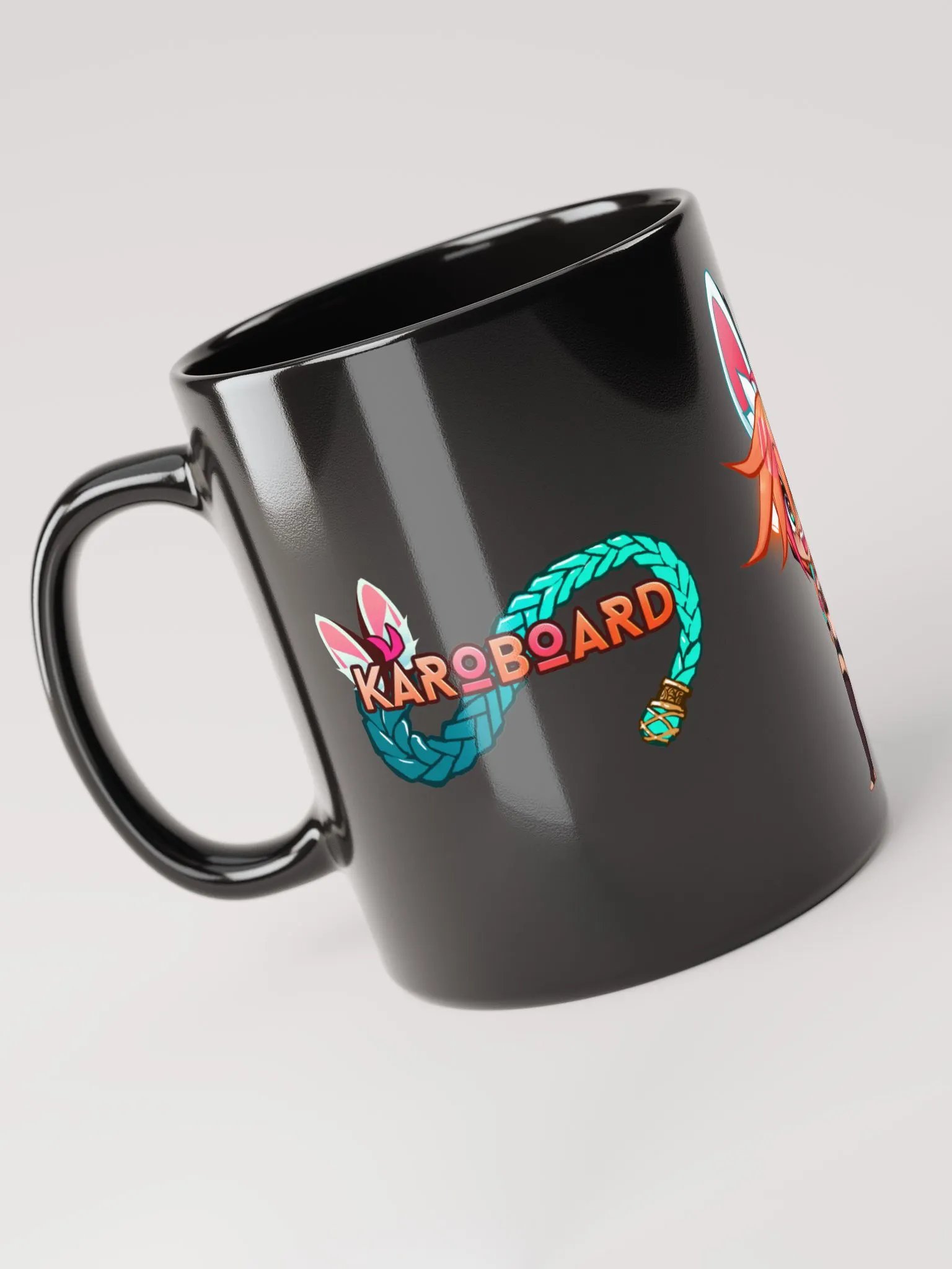 Karo Rave Black Glossy Mug product image (4)