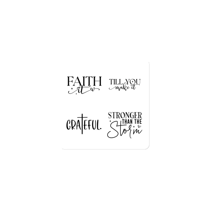 Faith Inspired Inspirational Quote Magnets Set product image (1)