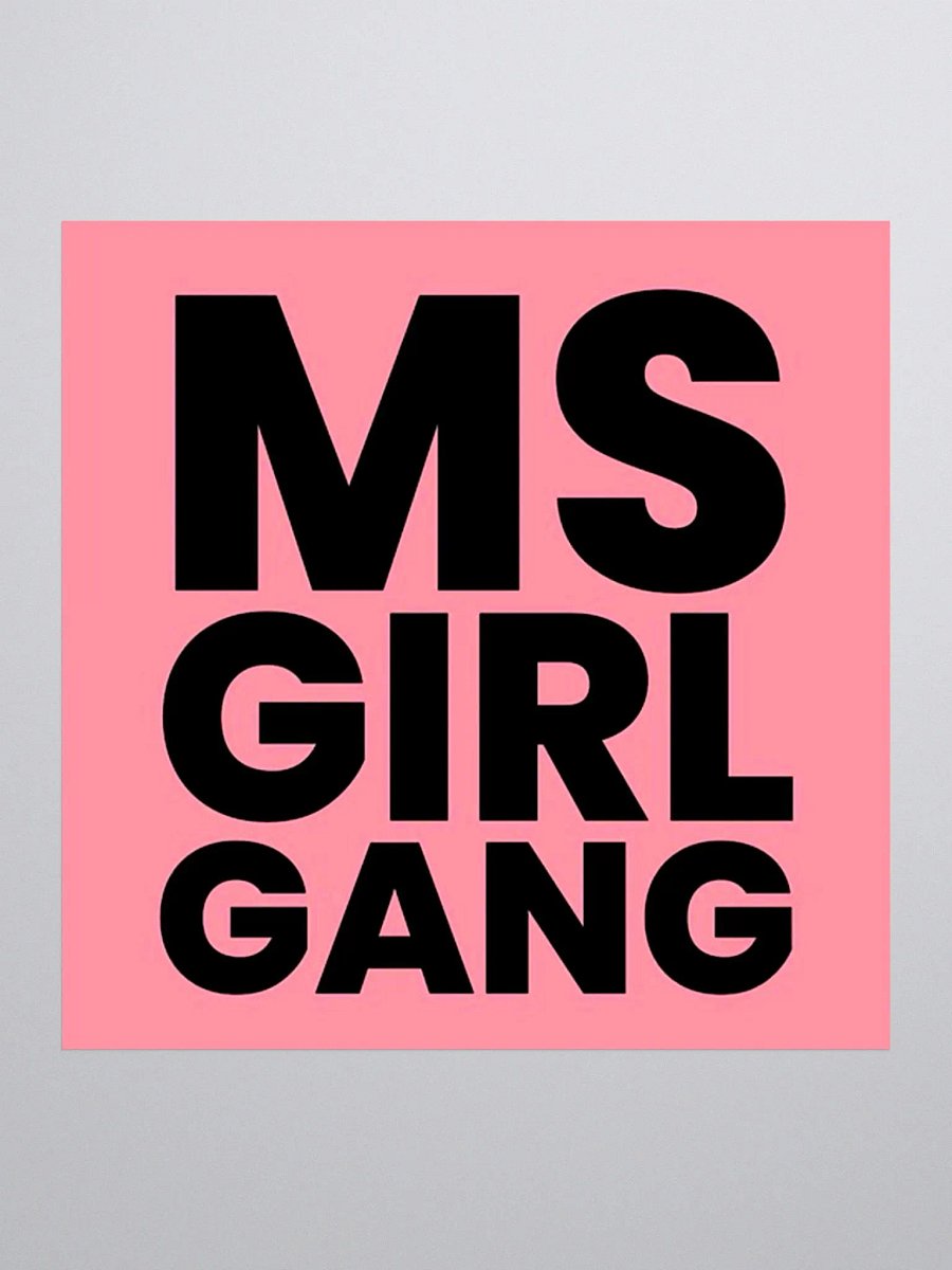 MSgirlgang Logo Sticker product image (1)