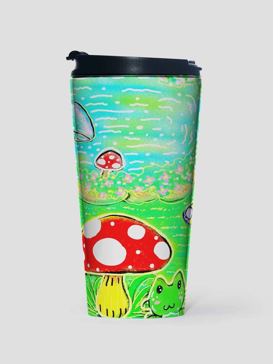 Whimsical Mushroom Kingdom Stainless Steel Travel Mug product image (1)