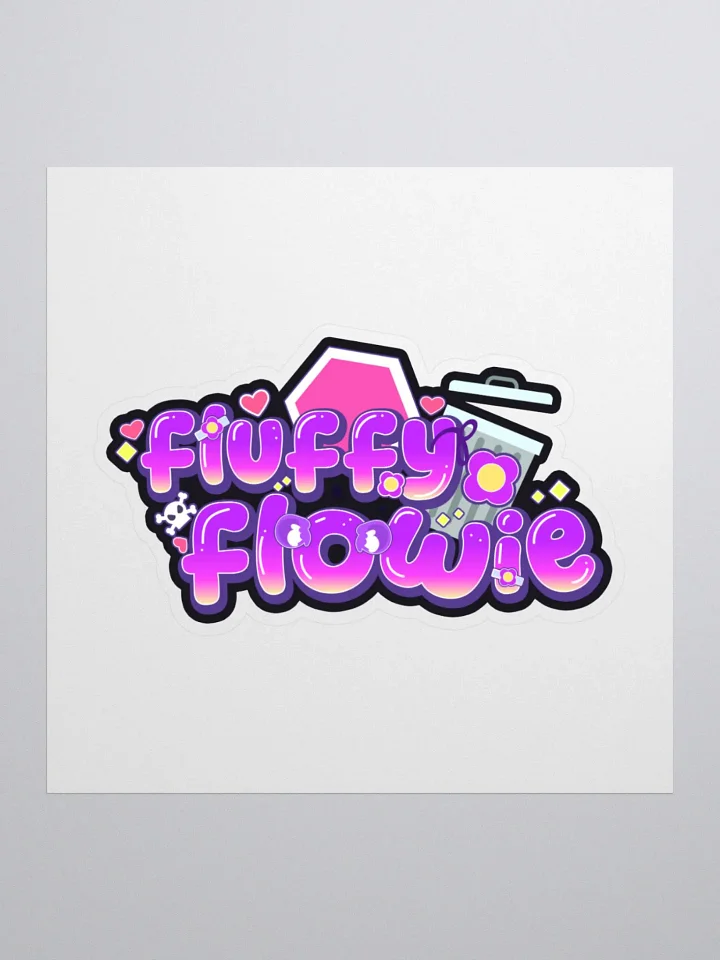 Fluffyflowie Logo Sticker product image (1)