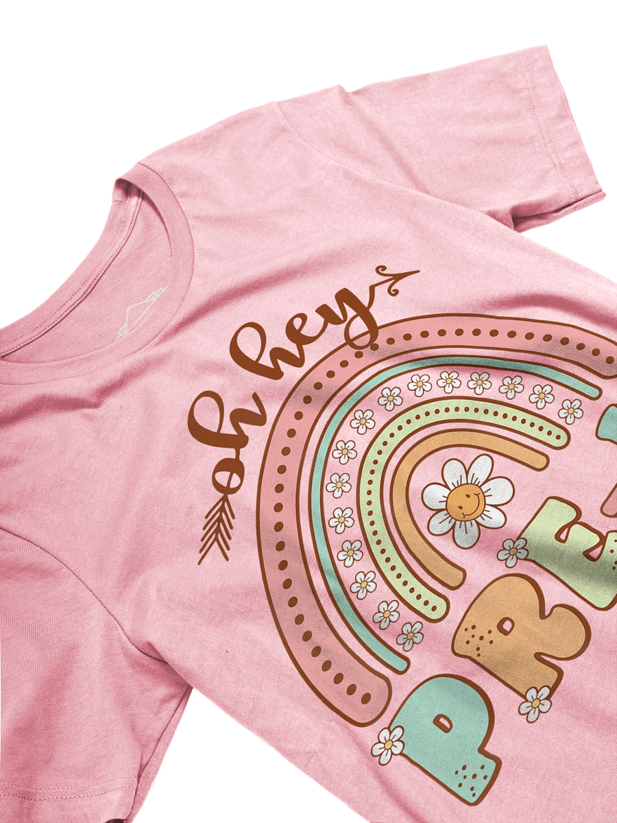 Rainbow Oh Hey Preschool Teachers Women Student T-Shirt product image (3)