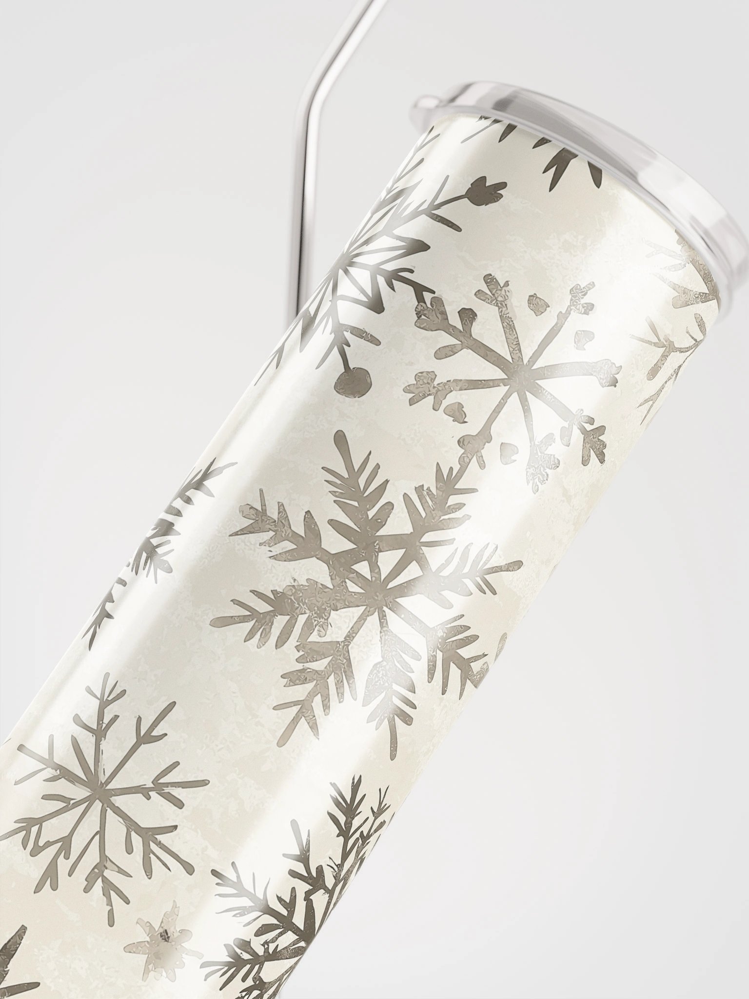 Vintage Snowflakes Stainless Steel Tumbler product image (4)