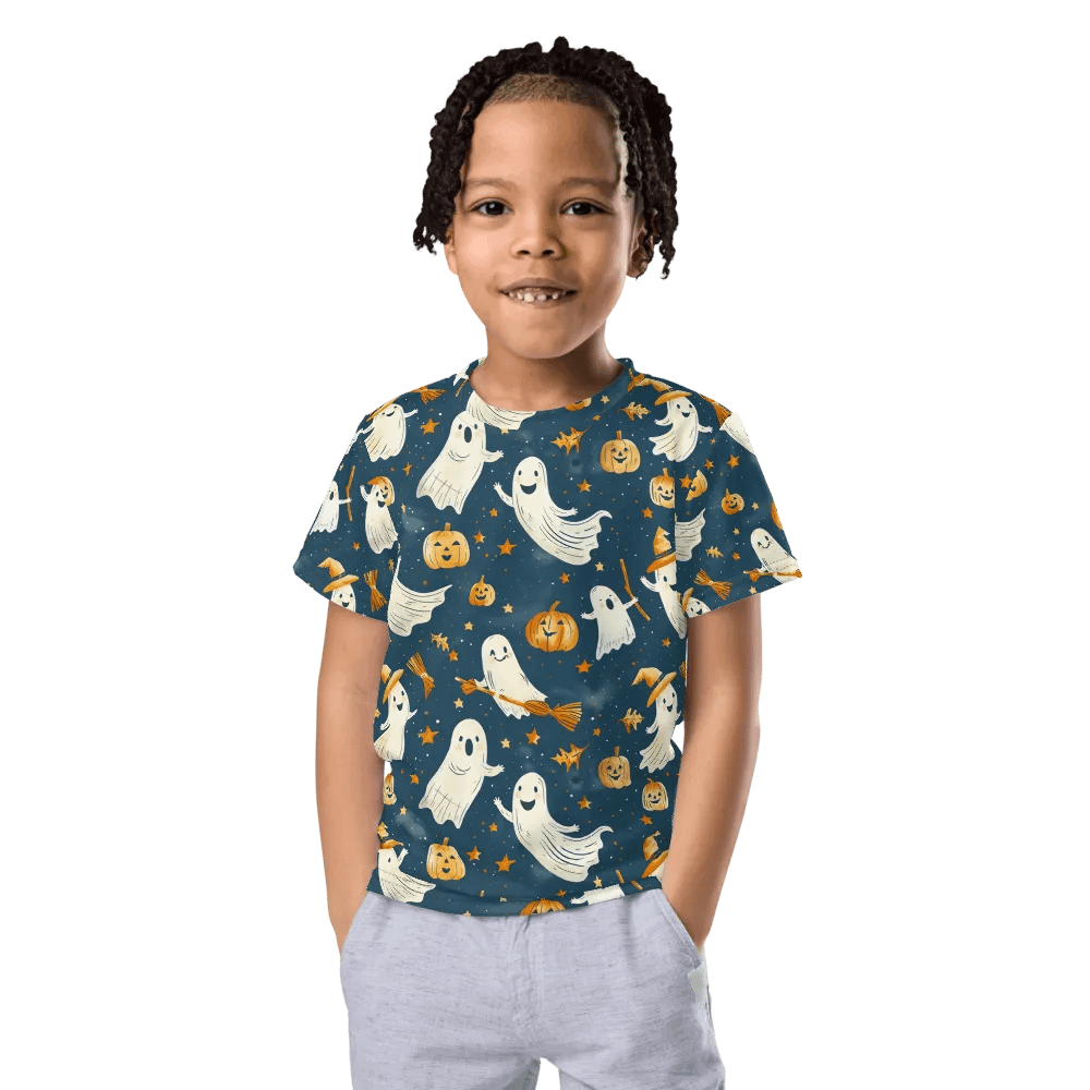 Cute Ghost Halloween T-shirt product image (9)