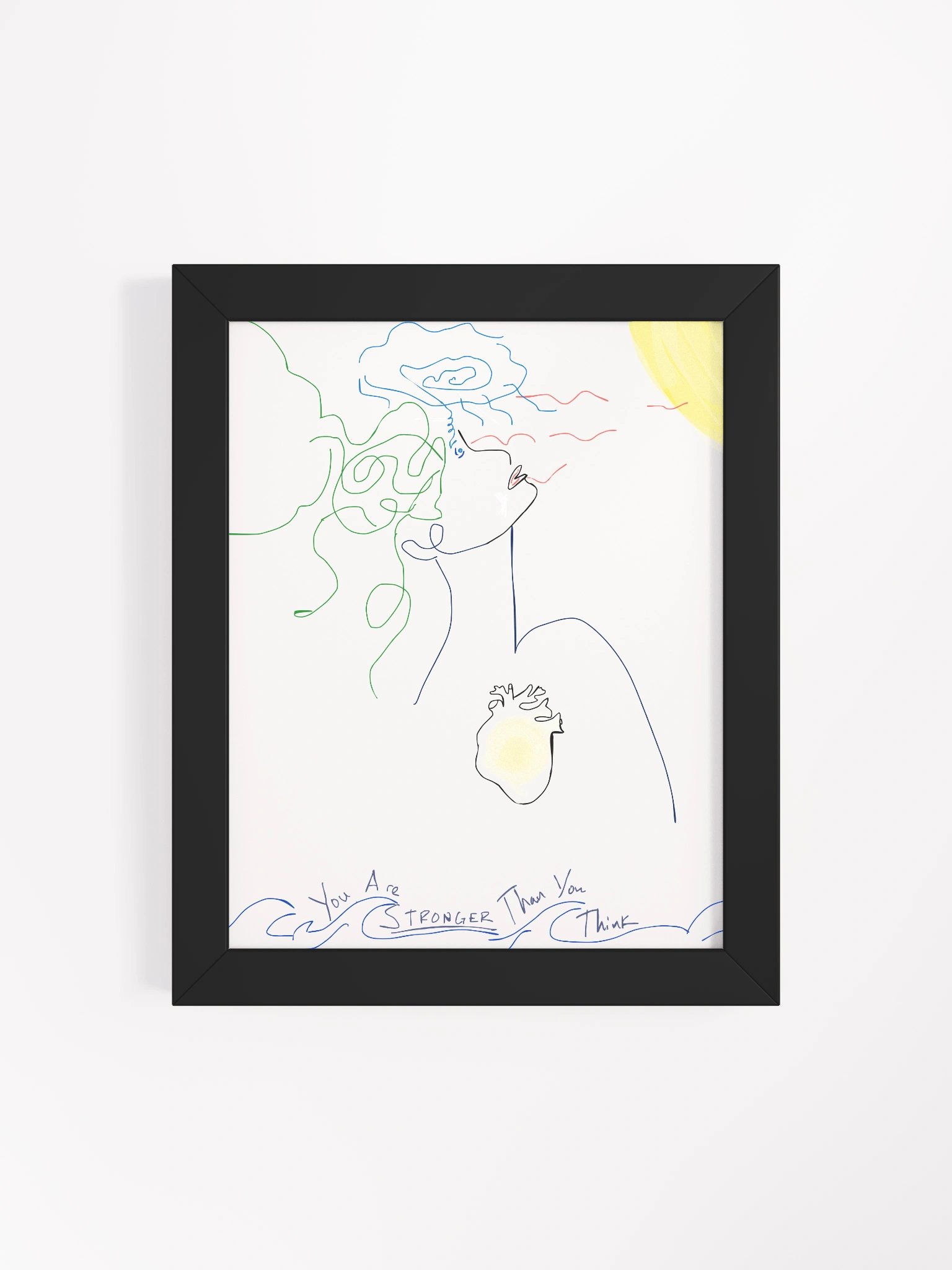 You Are Stronger Then You Think Poster - Thin Lines Edition product image (4)