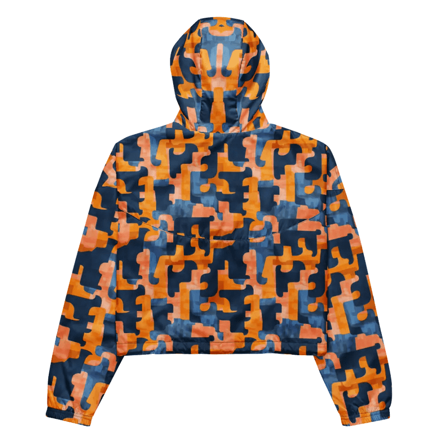 Flowing Shapes | Women's Cropped Windbreaker product image (11)