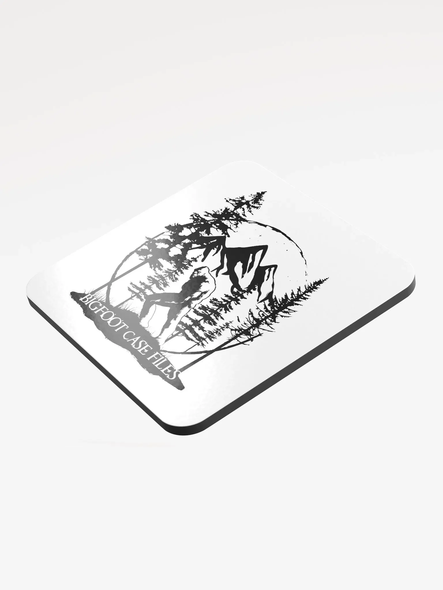 BIGFOOT CASE FILES BLACK LOGO COASTERS product image (3)