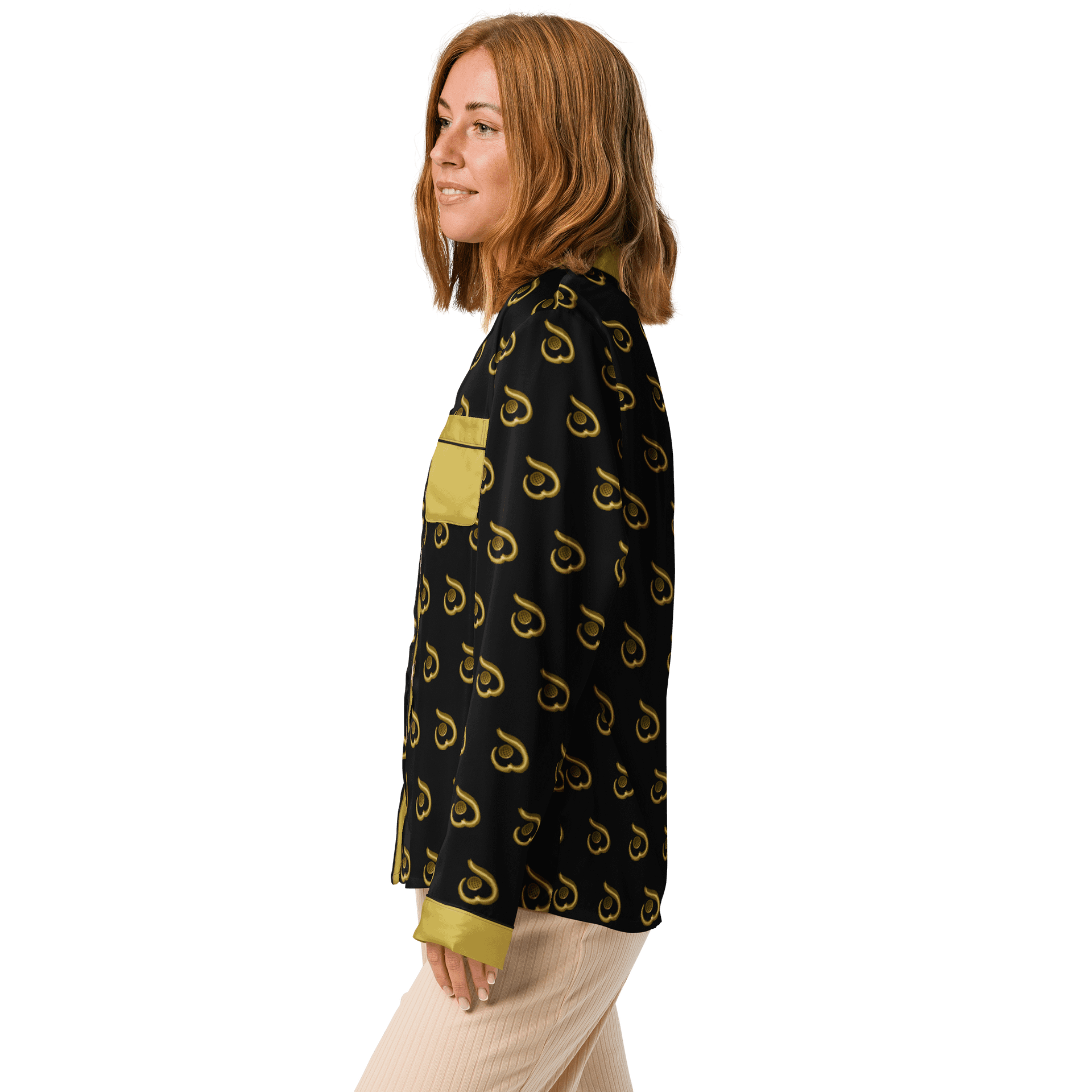 WILLOWISP Base Opp Patterned Long Sleeve Pajama Top product image (4)