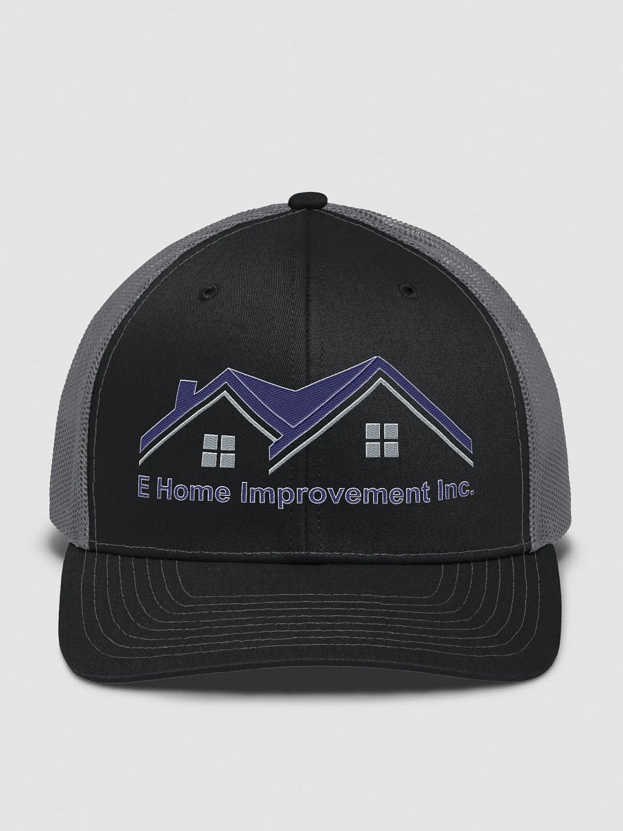 Black/Gray E Home Trucker Hat product image (9)