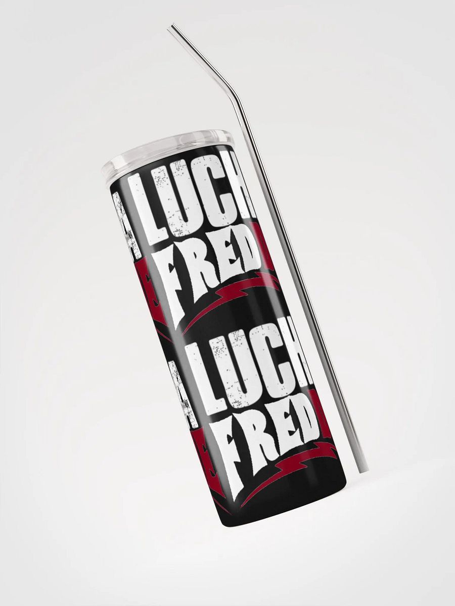 LuchaFredDIE logo tumbler product image (3)