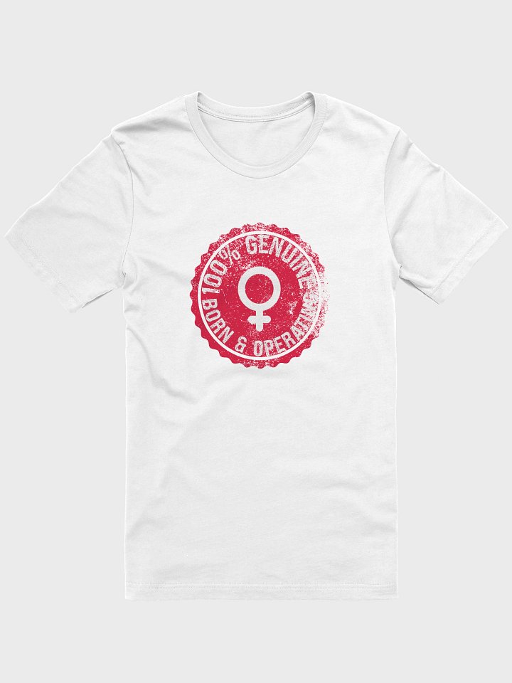 "100% Female" T-shirt - White product image (1)