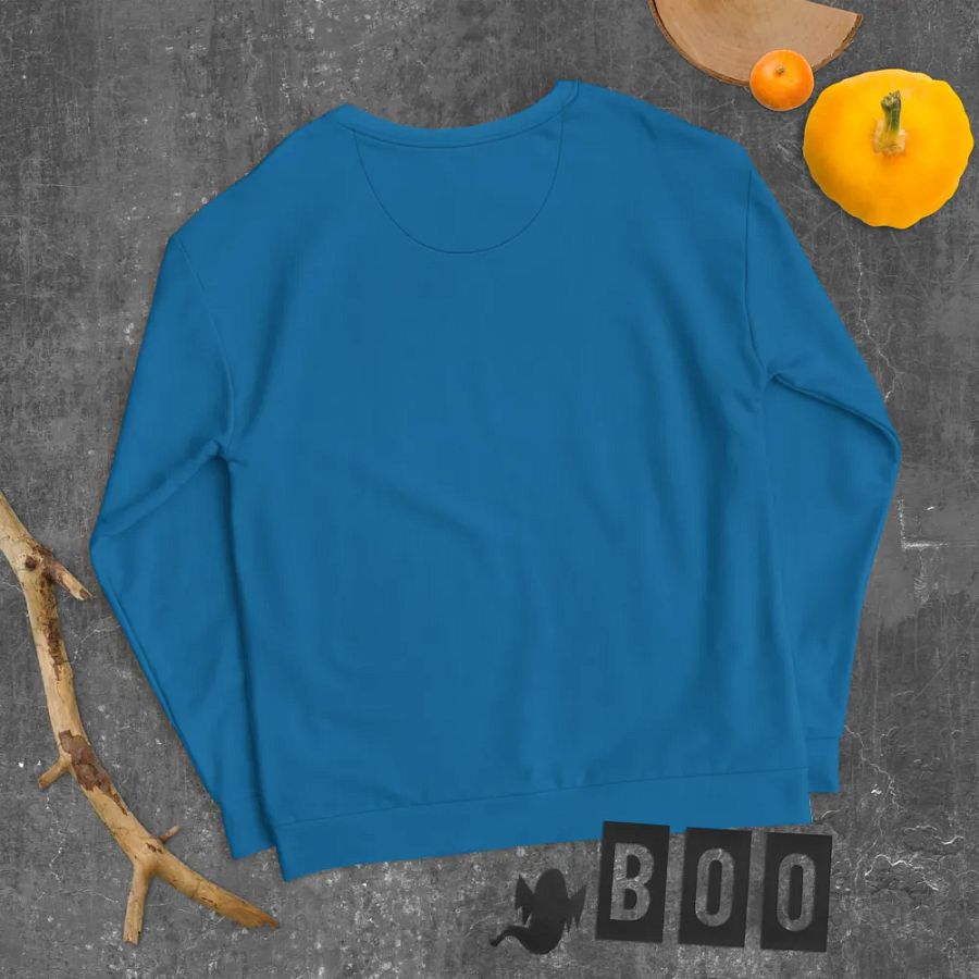 Plain Atlantic Blue True Summer Unisex Recycled Polyester Heavyweight Premium Sweatshirt by Treasure Pie product image (11)