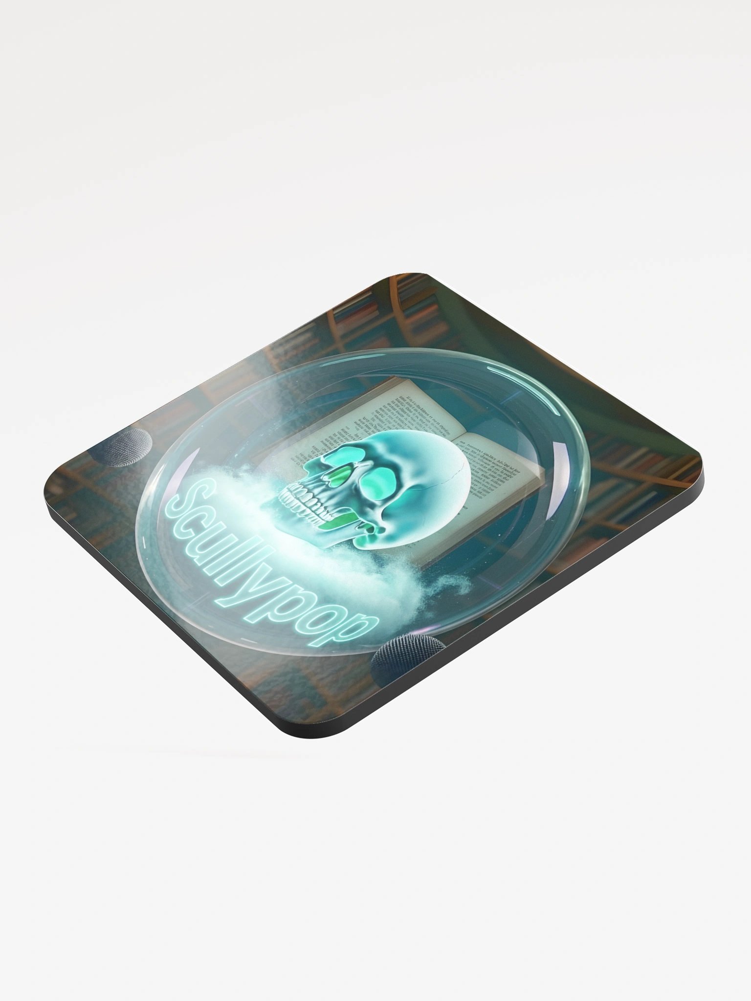 Team Scullypop Skull Glass Sphere Coaster product image (3)