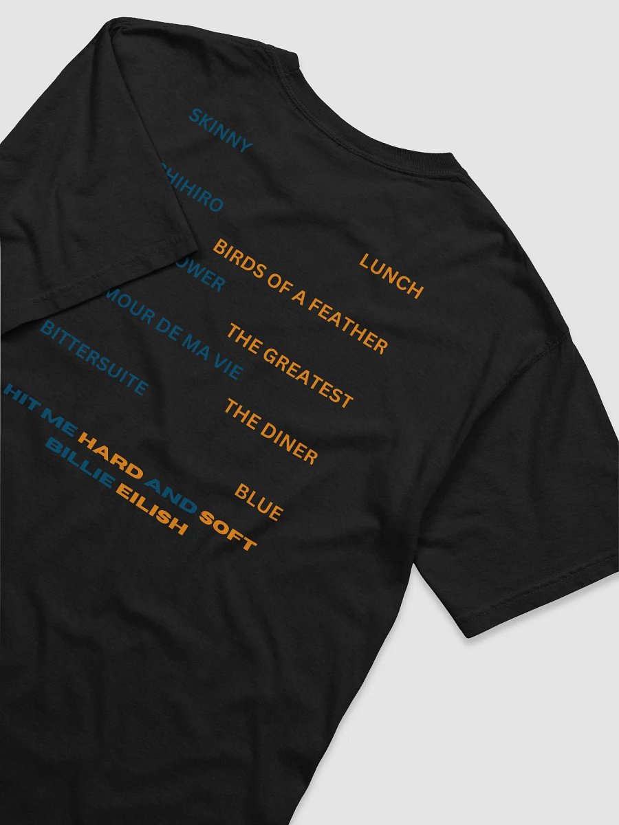 HIT ME HARD AND SOFT BLOHSH X TRACKLIST | T-SHIRT product image (5)