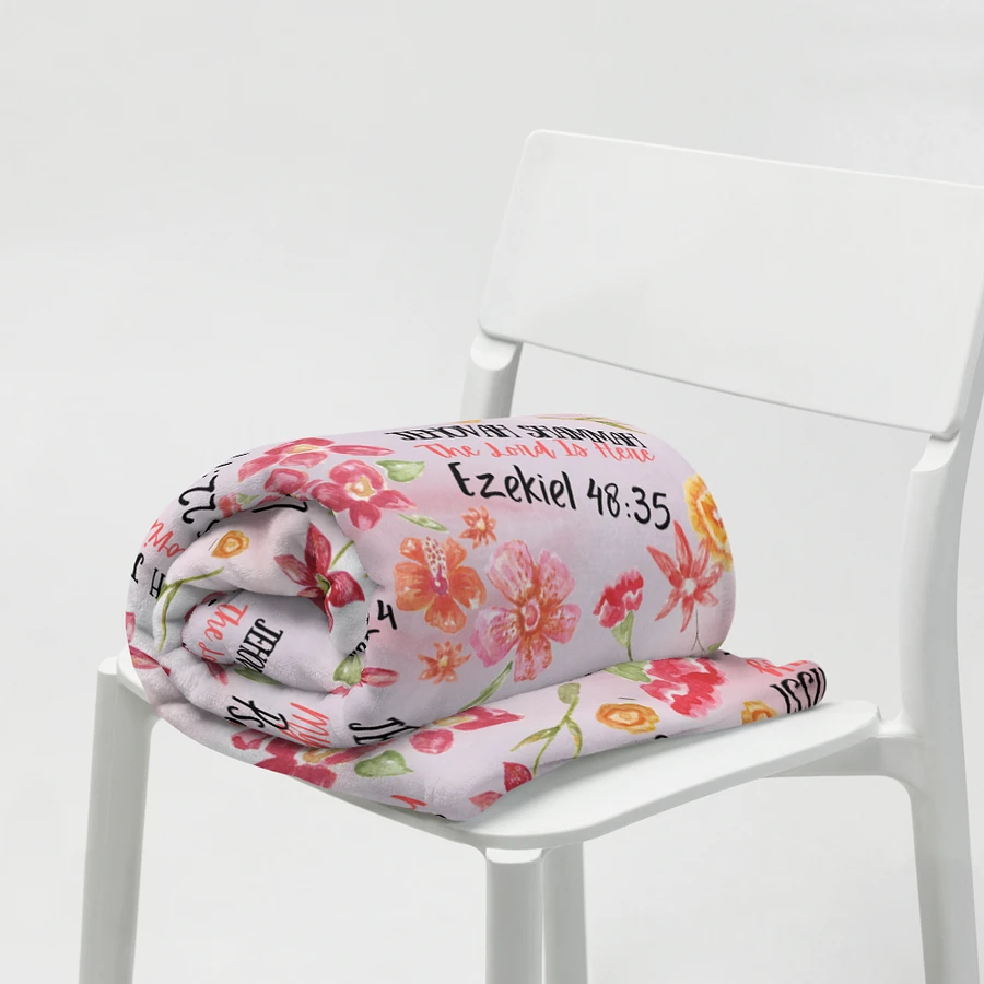 Pink Floral Names Of God Blanket product image (9)