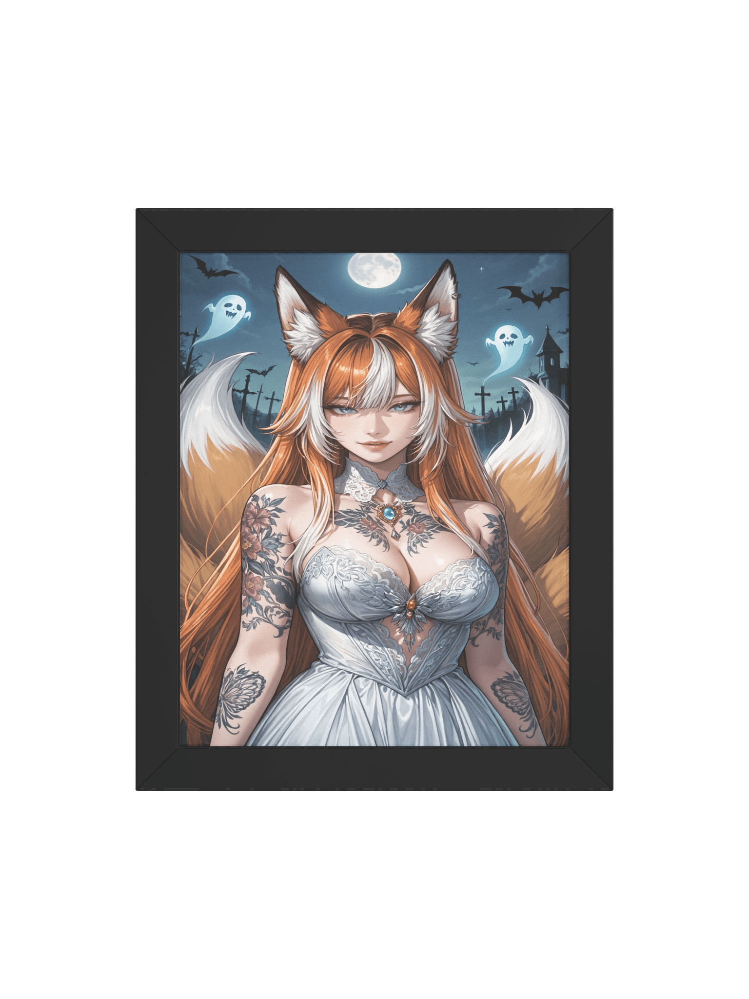 Mystical Fox Spirit Framed Poster product image (8)