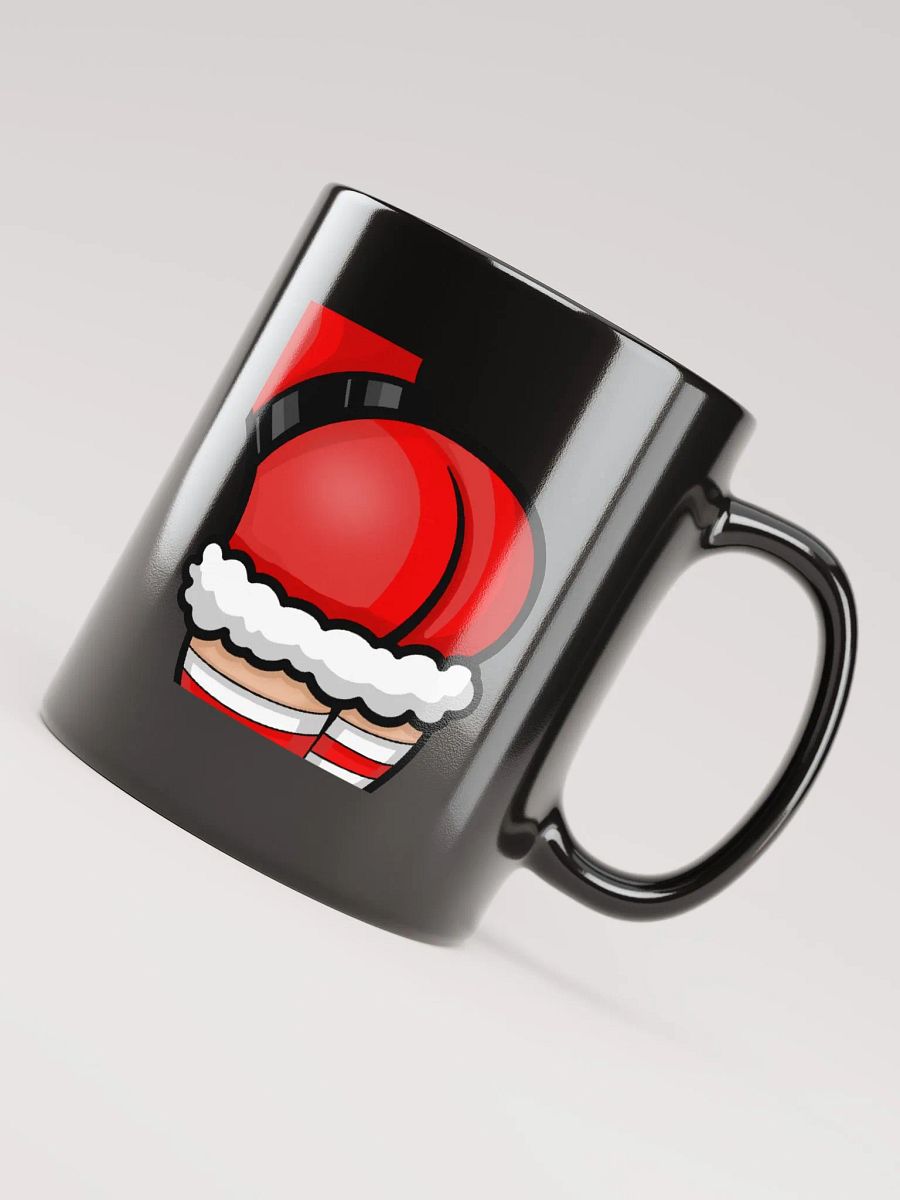 SANTAS HELPER XMAS CHEER GLOSSY BLACK MUG product image (7)
