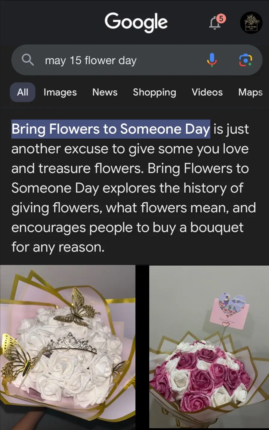 we found another excuse for you 🙈 #viral #may15 #flowers #foreverflowers #forherstruly 