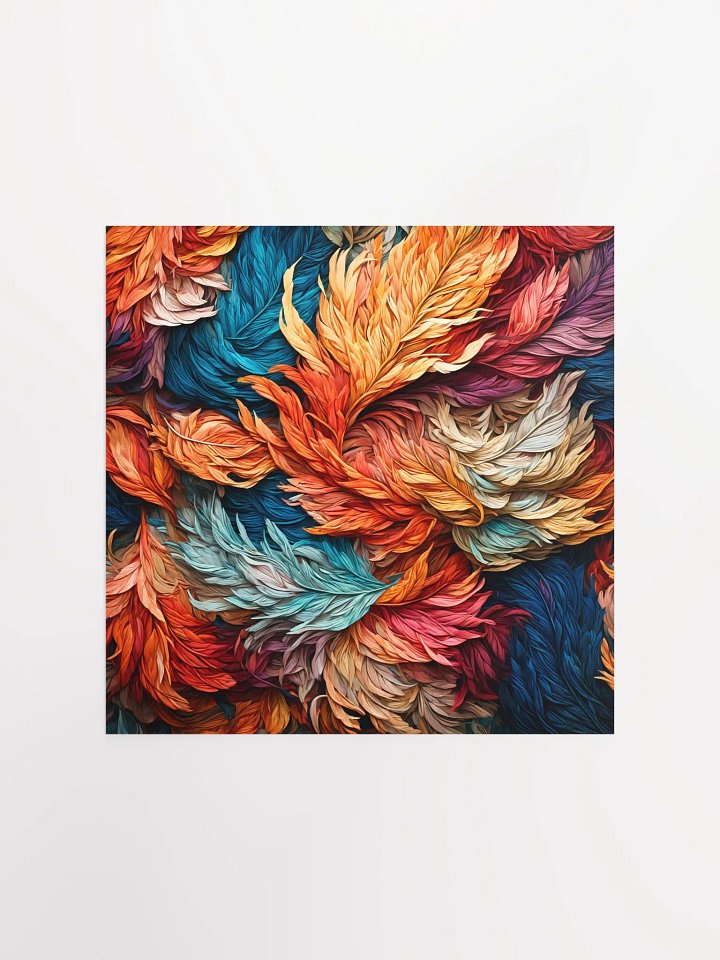 Bright and vibrant feather product image (1)