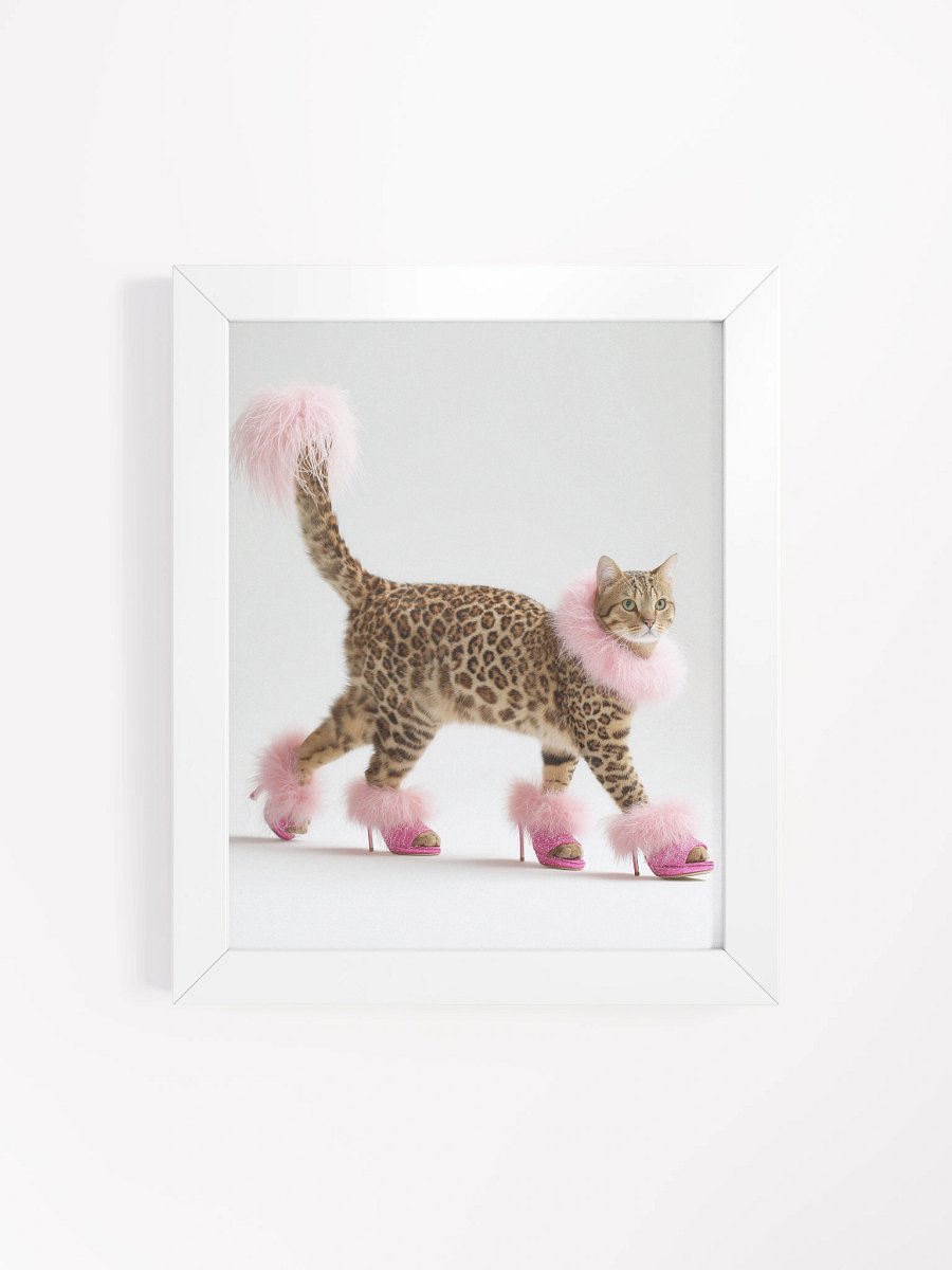 Glam Cat - Framed High-Quality Matte Poster product image (59)
