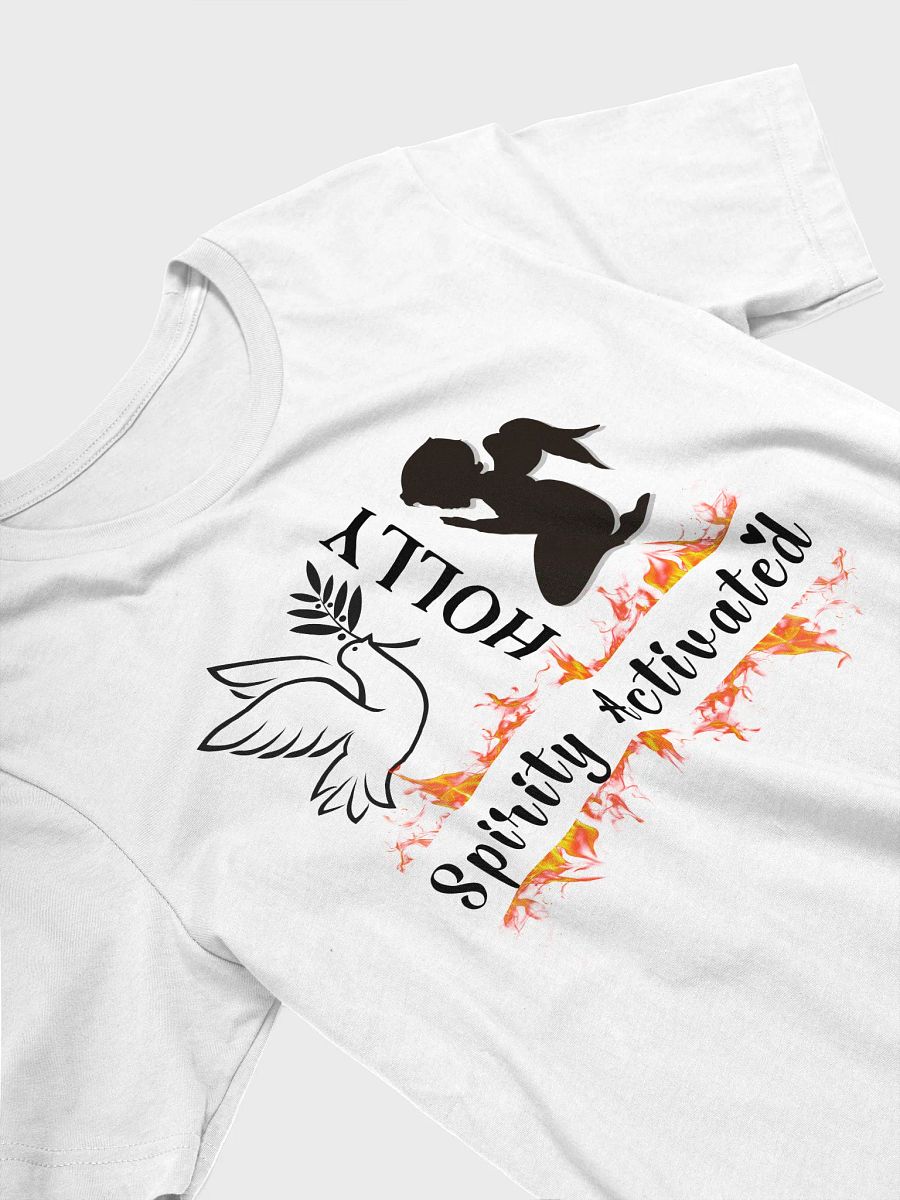 Holly Spirit Activated, Christian Faith Bell a Canvas T-shirt - Light product image (4)