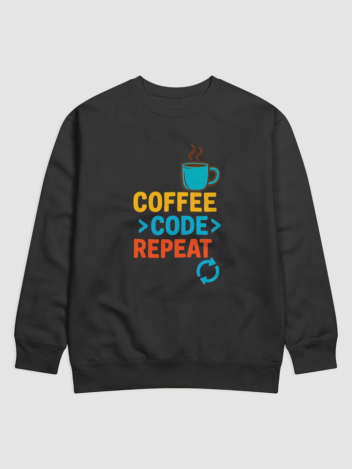 Code & Coffee Repetition Sweatshirt product image (1)