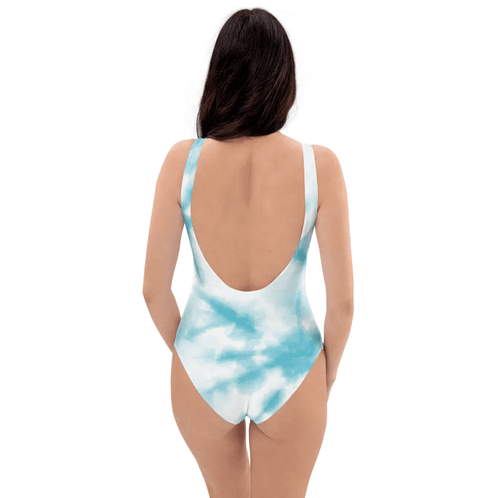 One-Piece Blue Tie Dye Swimsuit product image (2)