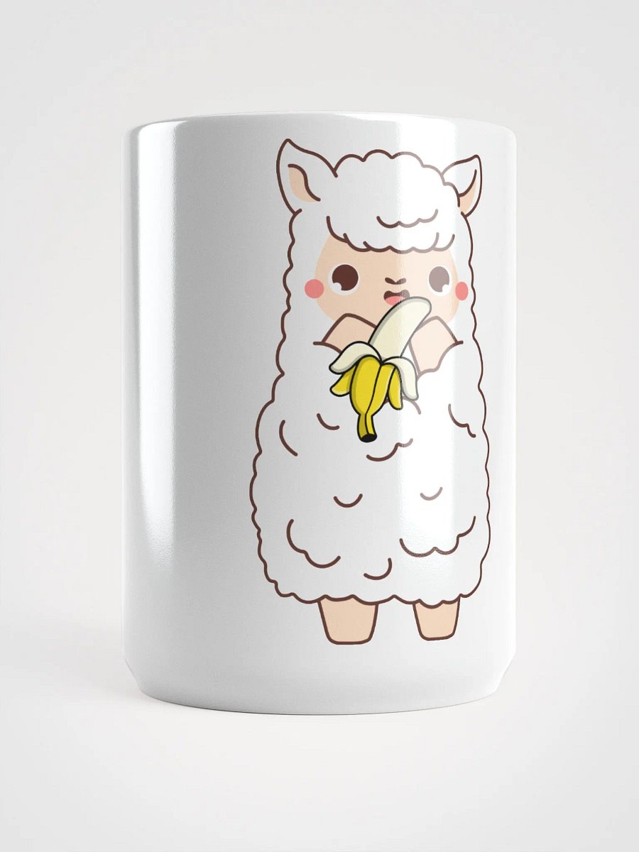 Llama Eating a Banana (Mug) product image (5)