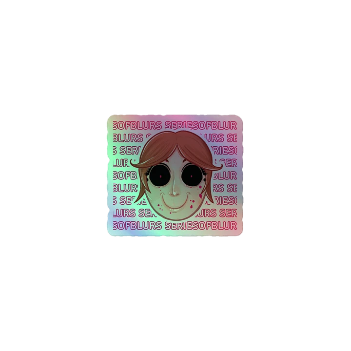 Mia Mask Holographic sticker product image (1)