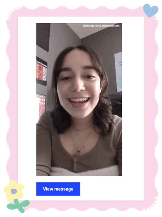 Mensagem de Vídeo Personalizada (até 30 segundos) product image (2)