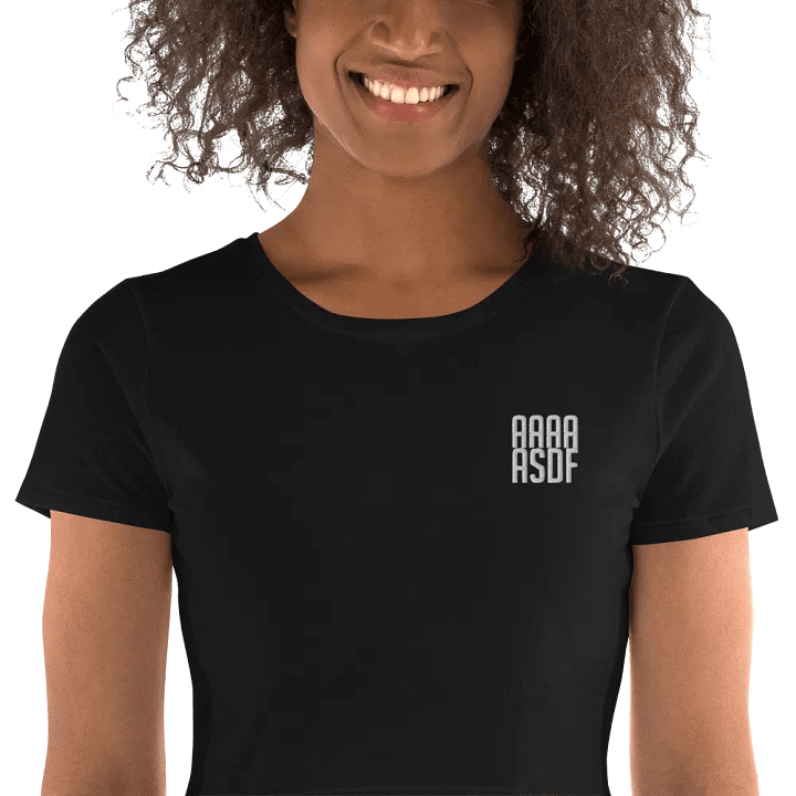AAAAASDF - Embroidered Crop Tee product image (2)