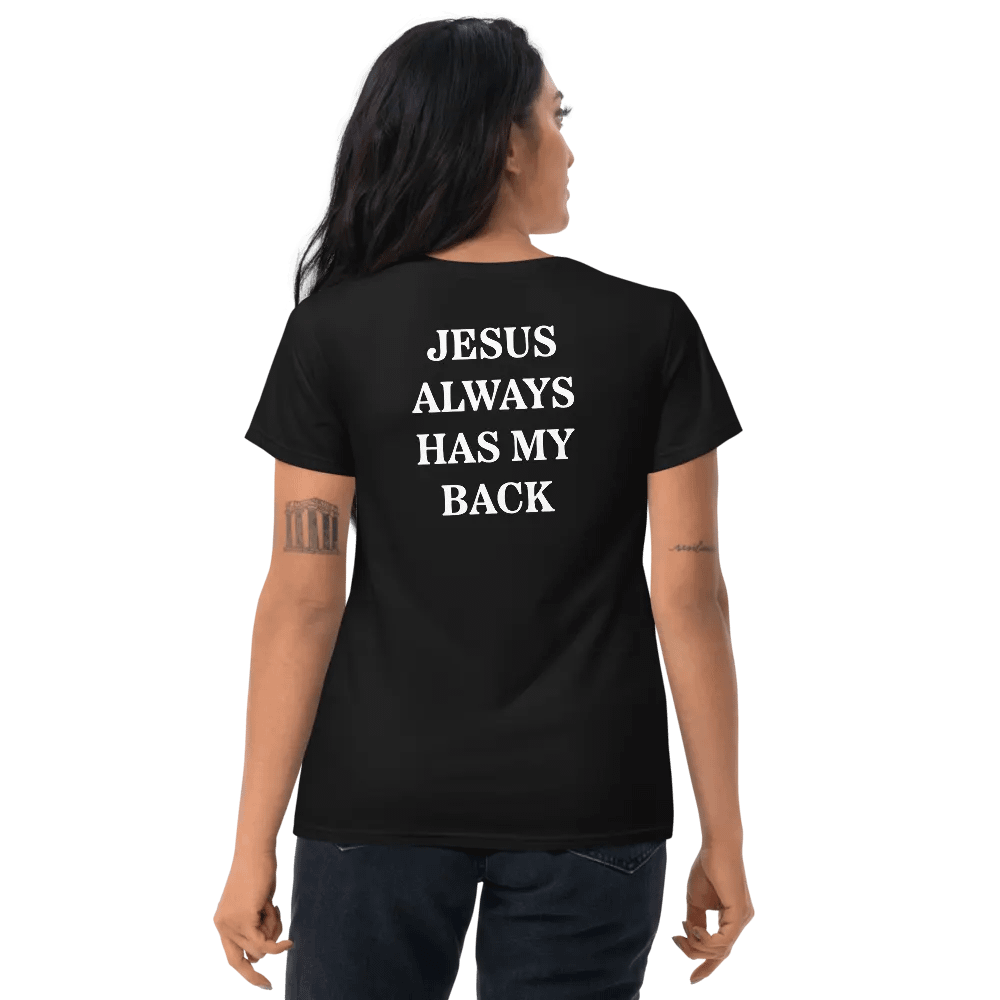 Jesus Always Has My Back | Fitted (Female) product image (6)