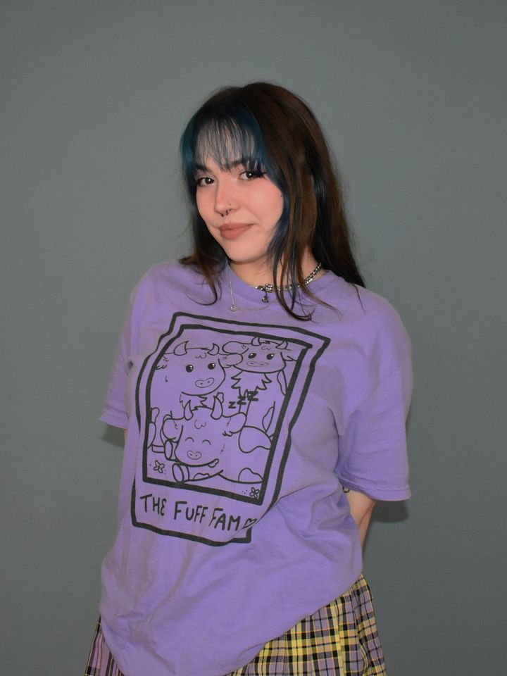 Fuff Fam Polaroid T-Shirt (outline) product image (1)