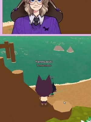 omGOSH are our bobbers kissing rn?! | #flammtastic #Twitch #webfishing #fyp #streamer #vtuber #pngtuber #