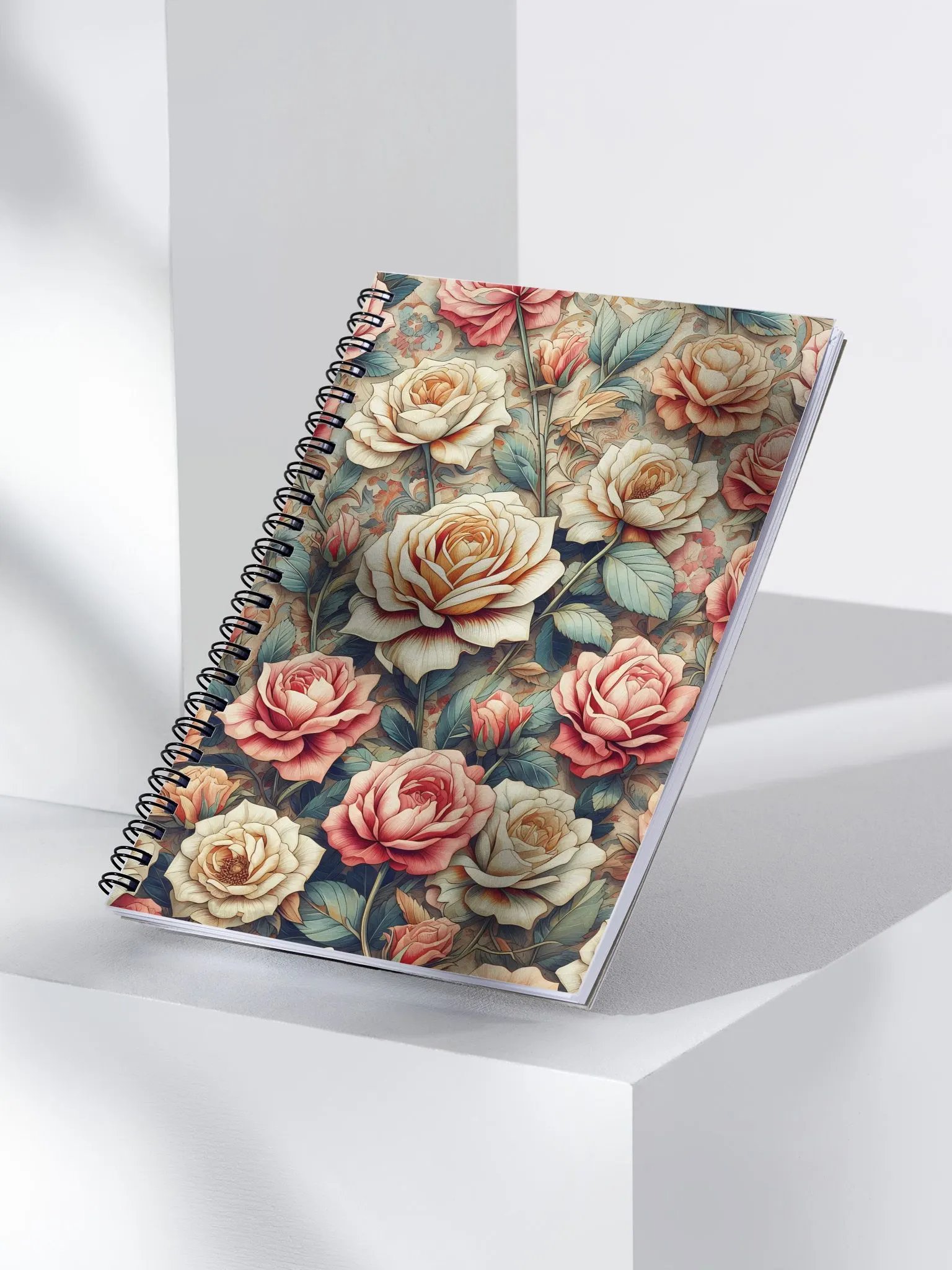 Royal Floral Spiral Notebook product image (3)