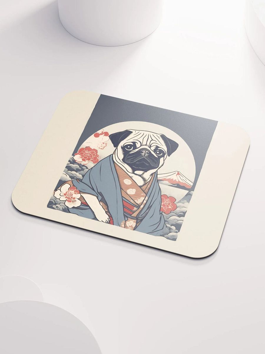 Pug Ukiyo-e Style Mouse Pad product image (4)