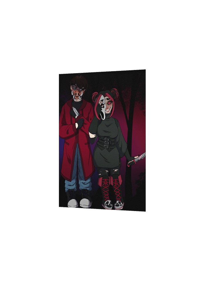 Halloween: GhostieFace and Pigjima Poster product image (12)