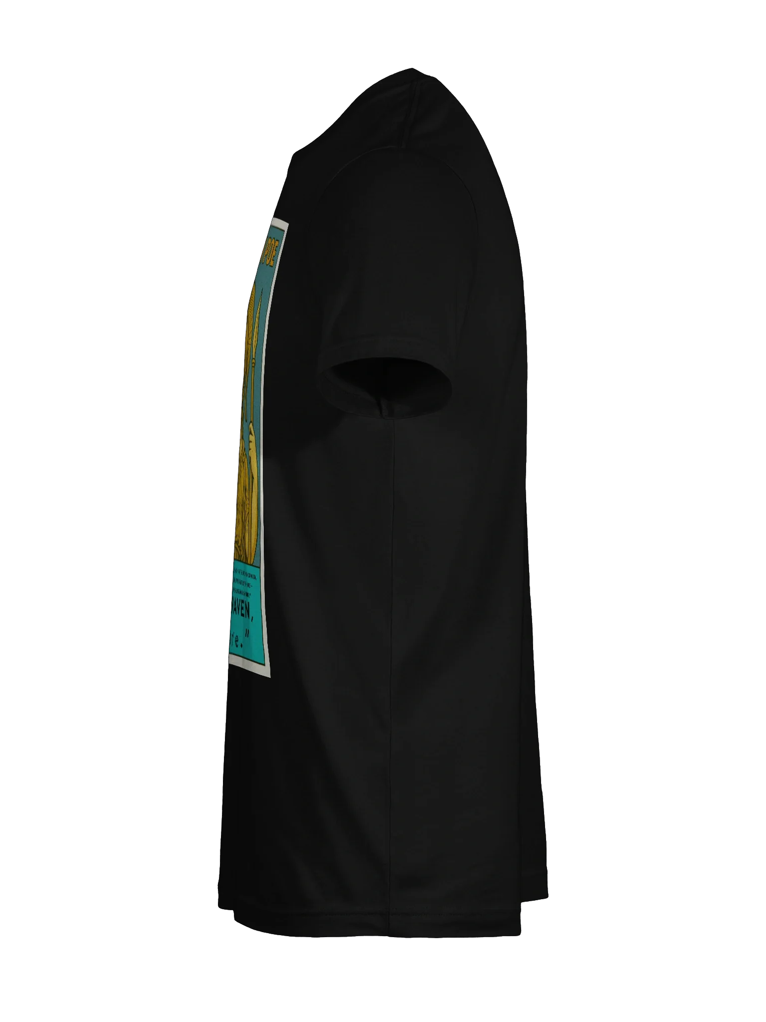 Edgar Allan Poe "The Raven" Athena Statue 1950's Retro Concert Tee Fit Unisex T-Shirt product image (11)